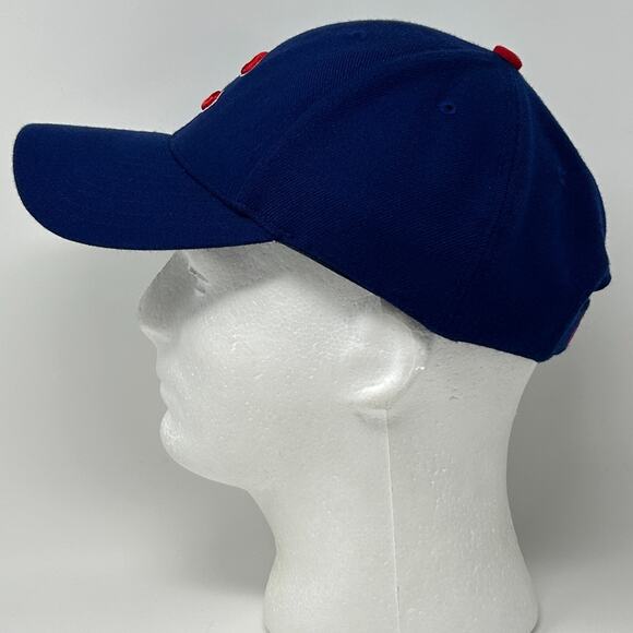 Chicago Cubs Hat Baseball Cap MLB Twins Enterprise Wool Blend Strapback Blue - Picture 6 of 9